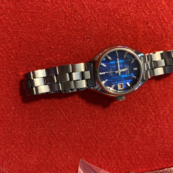 Seiko Blue Dial Stainless Steel Watch - Picture 1 of 8